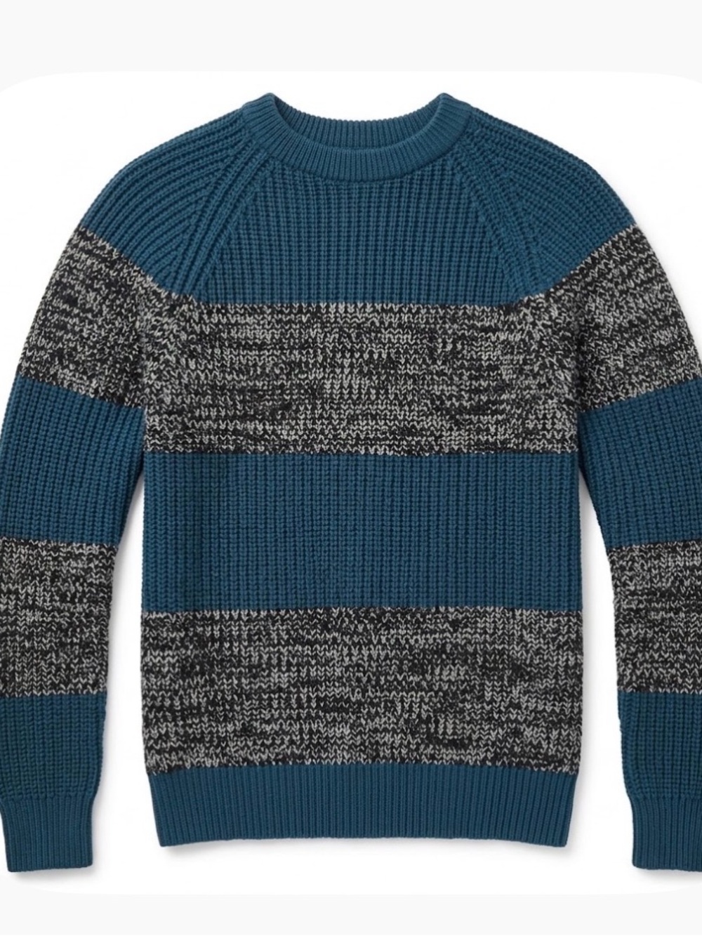 MAX Knit Pullover Vintage Sweater Women’s L Blue Black